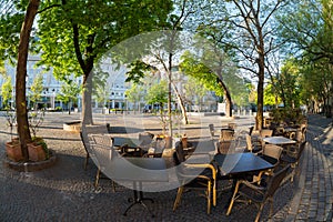 Street cafe in Bratislava