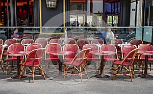 Street cafe, Paris, France