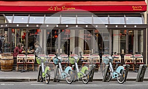 Street cafe, Paris, France