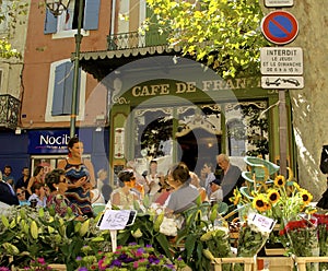 Street cafe, Provence, France