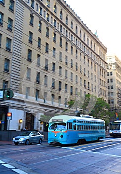 Street Car at Downtown San Francisco