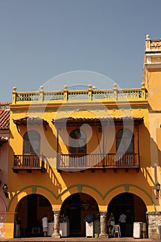 Street of Cartagena de Indias, Colombia