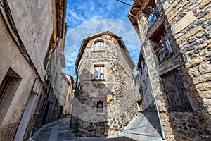 Street in Castellfollit de la Roca photo