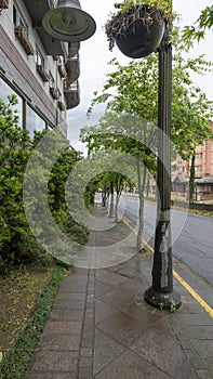 Street in the center of Gramado that leads to the Municipal Bus Station