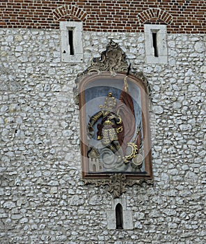 the street in the center of Krakow photo