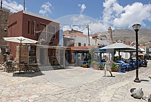 Street in Chalki island