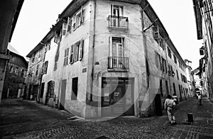 Street of Chambery, France