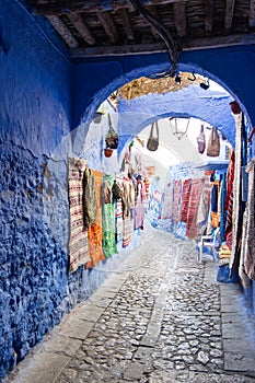 Street of Chefchaouen, Morocco