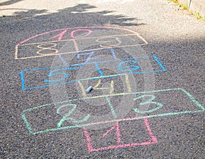 street children\'s games in classics. Selective focus