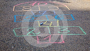 street children\'s games in classics. Selective focus