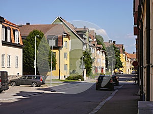 A street in the city