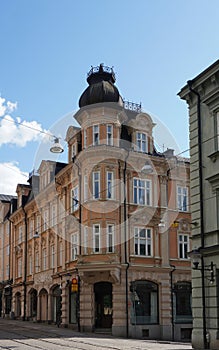 A street in the city