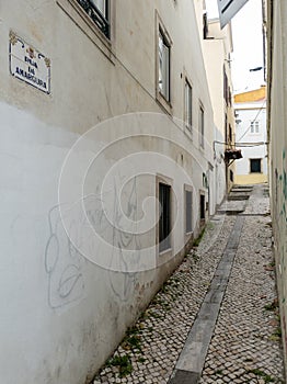 street in the city of caldas da rainha with the name of street of bitterness.