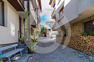 Street city Nessebar Bulgaria