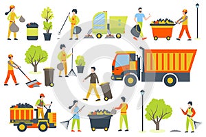 Street Cleaning Illustrations