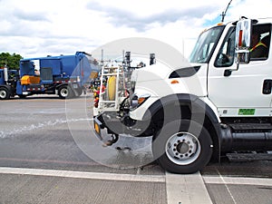 Street cleaning in Portland Oregon