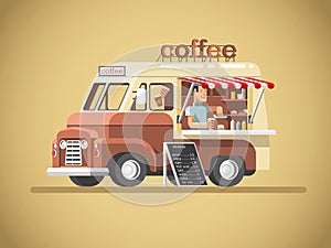 Street coffee van