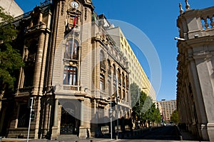 Street Corner of Moneda & Morande