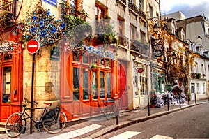 A Street Corner in Paris photo