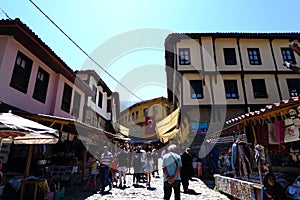 Street in Cumalikizik Village, Bursa, Turkey. Home, house