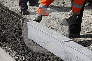 Street Curb Construction