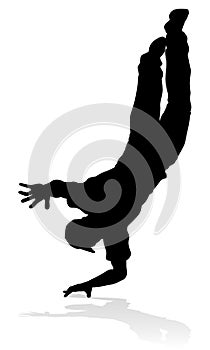 Street Dance Dancer Silhouette