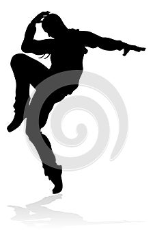 Street Dance Dancer Silhouette