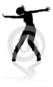 Street Dance Dancer Silhouette