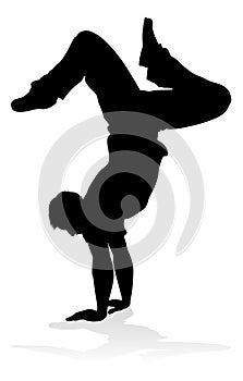 Street Dance Dancer Silhouette