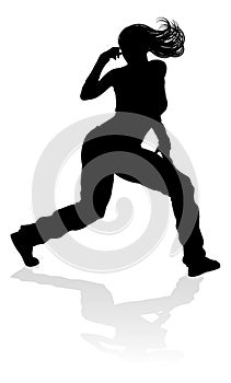 Street Dance Dancer Silhouette