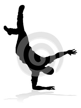 Street Dance Dancer Silhouette