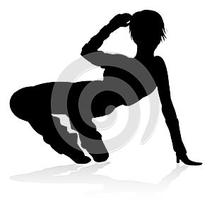 Street Dance Dancer Silhouette photo