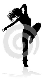 Street Dance Dancer Silhouette photo