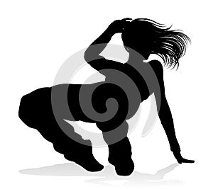 Street Dance Dancer Silhouette photo