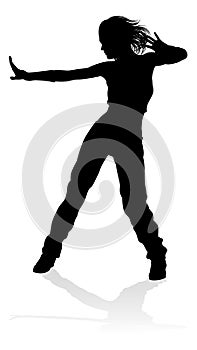 Street Dance Dancer Silhouette photo