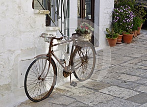 Street detail in the City of Ostuni