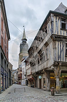Street in Dinan, France