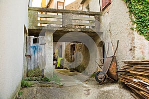 Street in Dobrinj, Krk, Croatia