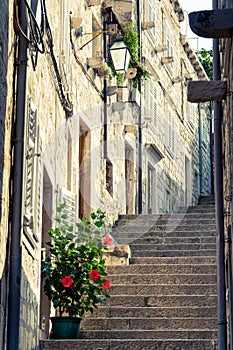 Street in Dubrovnik Croatia