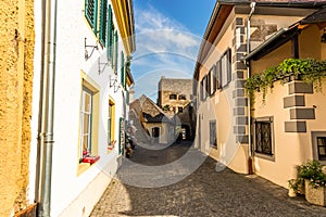 Street in Durnstein. Wachau Valley. Austria