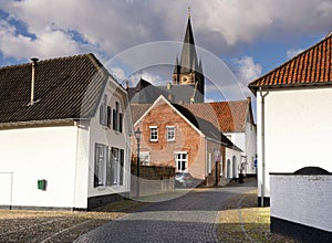 Street in the Dutch village Thorn