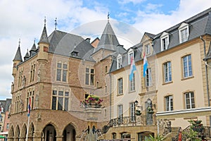 Street in Echternach in Luxembourg