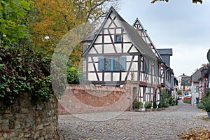 Street in Eltville, Hesse, Rheingau