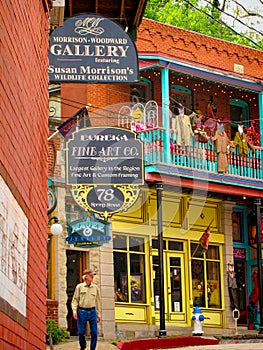 Street in Eureka Springs, Arkansas