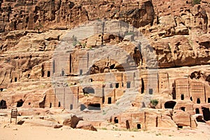 Street of Facades in Petra, Jordan