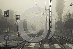 Straßen Nebel 