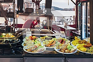 Street Food at Bergen Fish Market, Norway