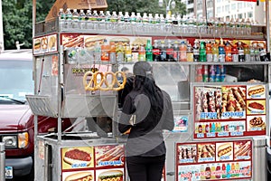 Street Food cart in New York City