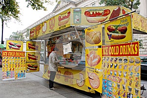 Street Food Cart in Washington DC