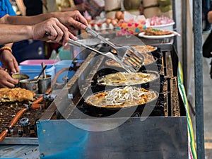 Street food in local market